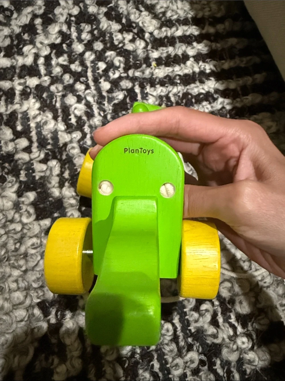 Plan Toys wooden alligator pulley